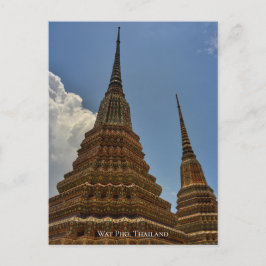 Wat Pho Stupa Pagod Tempel Thailand Resa Vykort