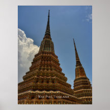 Wat Pho Stupa Pagoden Tempel Thailand Resa