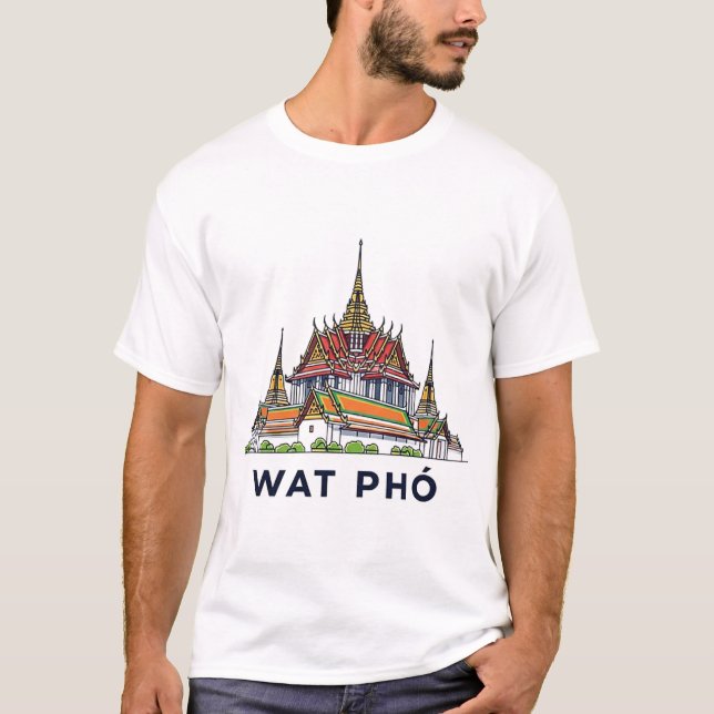 Wat Pho T Shirt (Framsida)