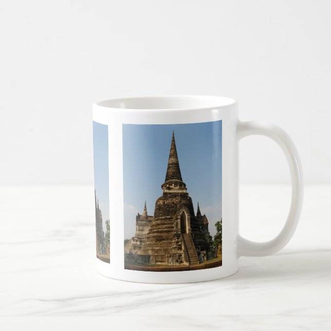 Wat Phra Si Sanphet ... Ayutthaya, Thailand Kaffemugg (Höger)