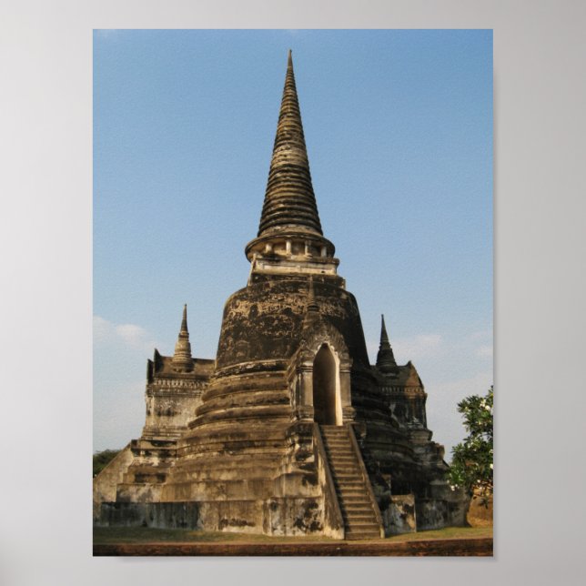 Wat Phra Si Sanphet ... Ayutthaya, Thailand Poster (Framsidan)