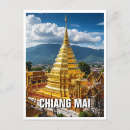 Wat Phrathat Doi Suthep Chiang Mai Thailand Vykort