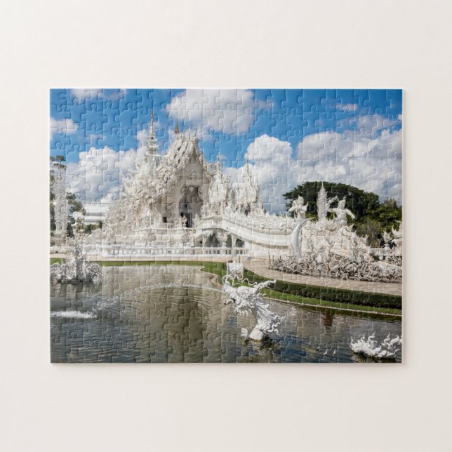 Wat Rong Khun i Chiang Rai, Thailand Pussel (Horisontell)