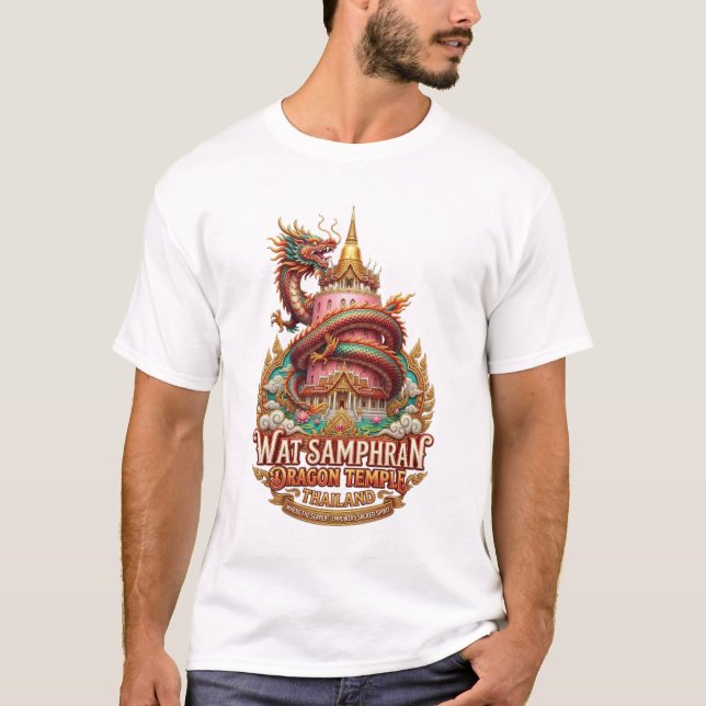 WAT SAMPHRAN DRAGONSTEMPEL T SHIRT (Framsida)