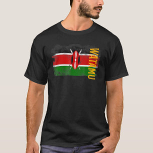 Watamu Kenya Flagga för kenyaner Manar Women Kids T Shirt
