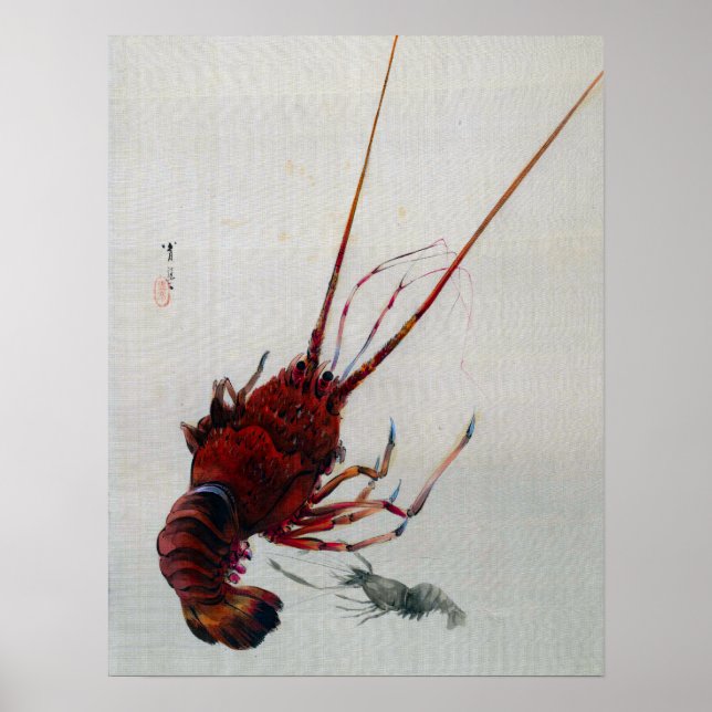 Watanabe Seitei Crayfish Poster (Framsidan)