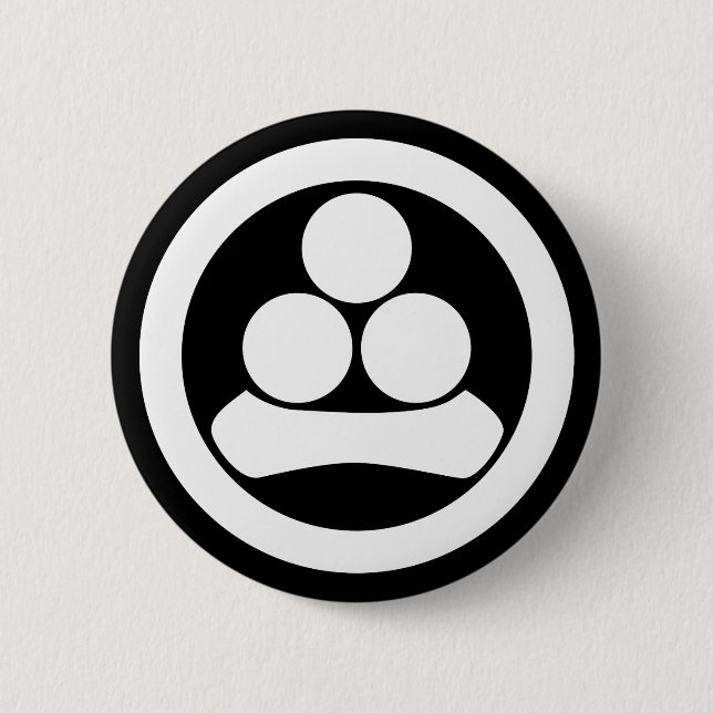 Watanabe stjärna i cirkel knapp (Framsida)