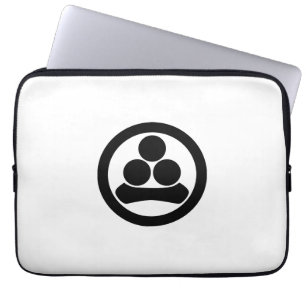 Watanabe stjärna i cirkel laptop sleeve