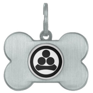 Watanabe stjärna i cirkel namnbricka husdjur