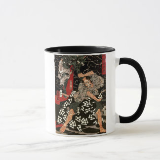 Watanabe Tsuna Fighting Demon, 歌 川 国 芳 Mugg
