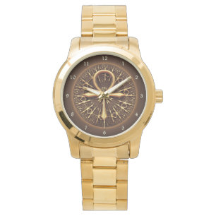 WATCH - EGYPTIAN ANKH GOLDEN ORNATION ARMBANDSUR