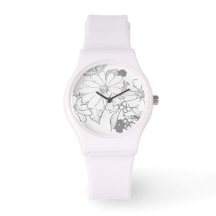 WATCH FLOWER DESIGN för kvinnor Armbandsur