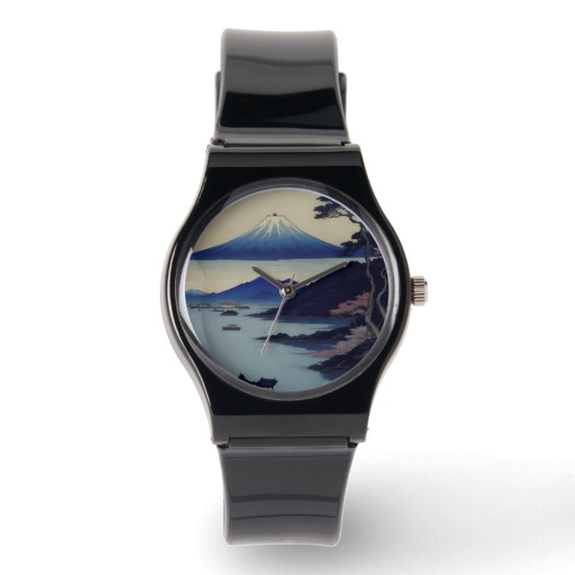 Watch -  Lake, Pine and Mountain - Japan Armbandsur (Framsida)