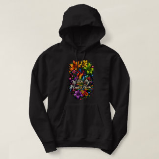 "Watch My Flowers Bloom" Anatomiskt Hjärtat Hoodie