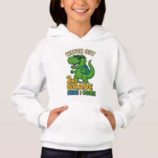 Watch Out 2nd Grade Here I Come Kids Hoodie T Shirt