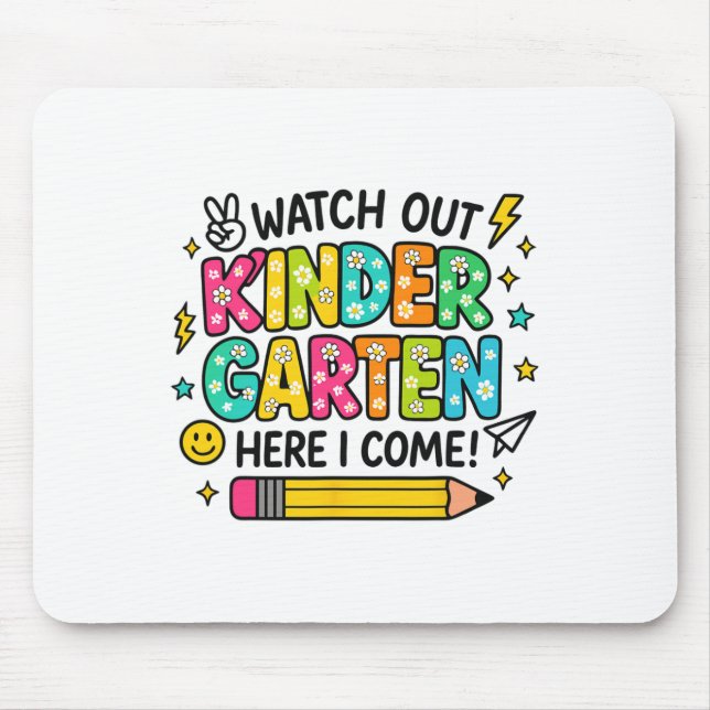 Watch Out Kindergarten Here I Come Back To School  Musmatta (Framsidan)