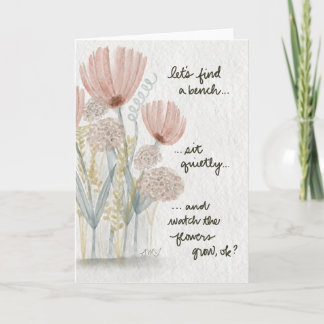 Watch the Flowers Grow-kort Kort