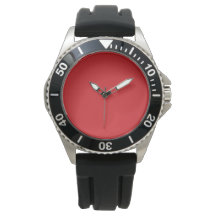 WATCH WATCH RED MED BLACK WRISTBAND