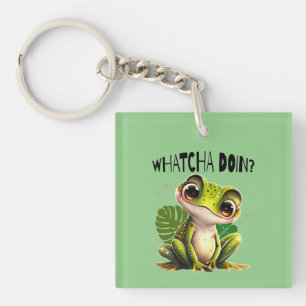 Watcha Doing? Lönsam Nyfiken Frog