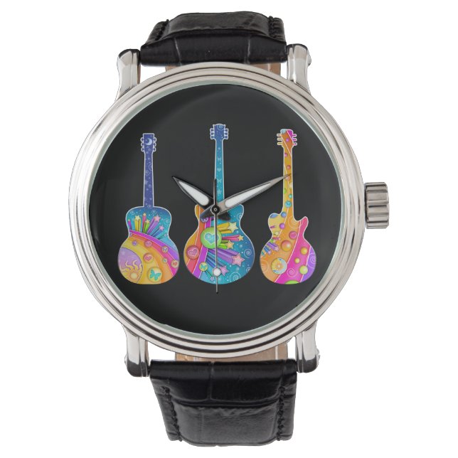 WATCHAR - GUITARS ARMBANDSUR (Framsida)