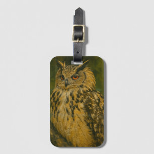 Watcher - Eurasien Eagle-Uggla i Woodland Light Bagagebricka