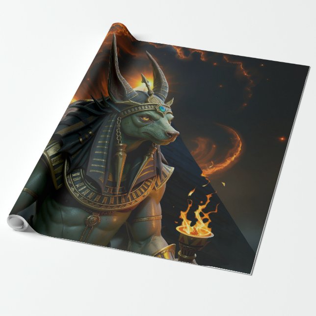 Watcher of the Afterlife – Anubis.  Presentpapper (Utrullad)