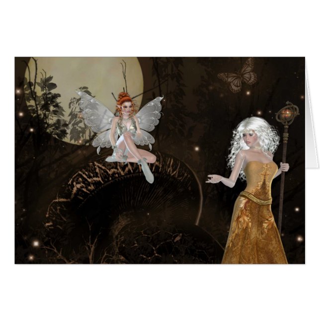 Watchers - Fantasy Design Hälsningskort (Framsidan Horizontal)