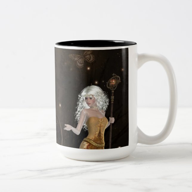 Watchers - Fantasy Design Två-Tonad Mugg (Höger)