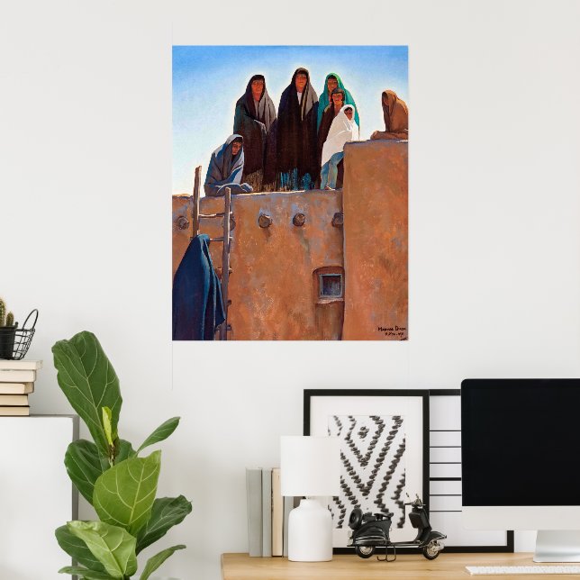 Watchers from Housetop by Maynard Dixon Poster (Hemmakontoret)