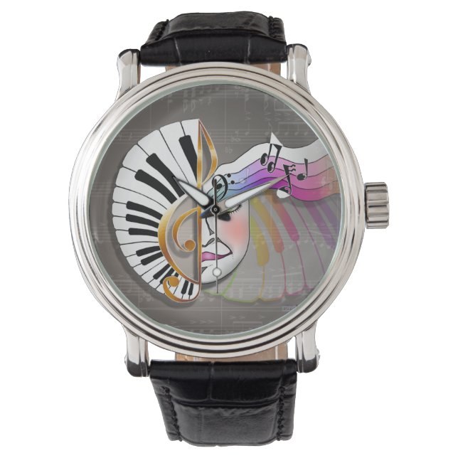 WATCHES - PIANO MUSIC and MASK Armbandsur (Framsida)