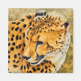 Watchful - Cheetahkonstmagnet Magnet