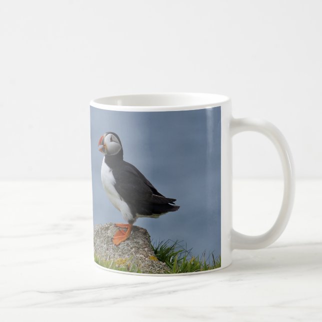 Watchful Puffin Kaffemugg (Höger)
