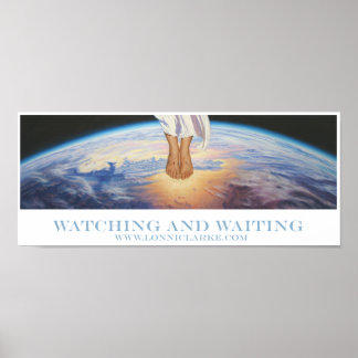 "Watching and Waiting" av Lonni Clarke Poster