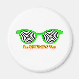 Watching Hypnotize Sunglasses Green Rim The MUSEUM Magnet