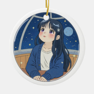 Watching the stars at the planetarium julgransprydnad keramik