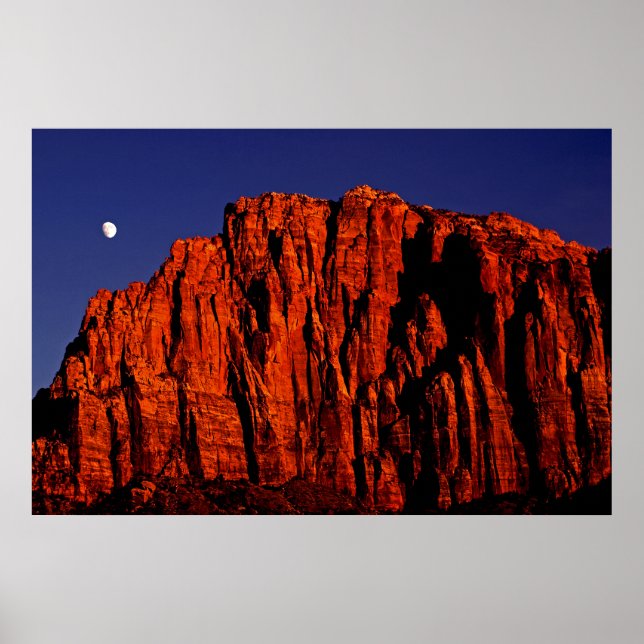 Watchman och Måne Poster (Framsidan)