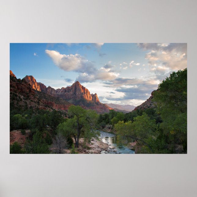 Watchman vid Zion NP Poster (Framsidan)