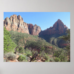 Watchman Zion nationalpark Poster