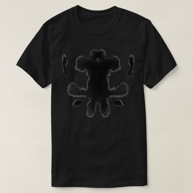 Watchmen Rorschach Ansikte T Shirt (Design framsida)