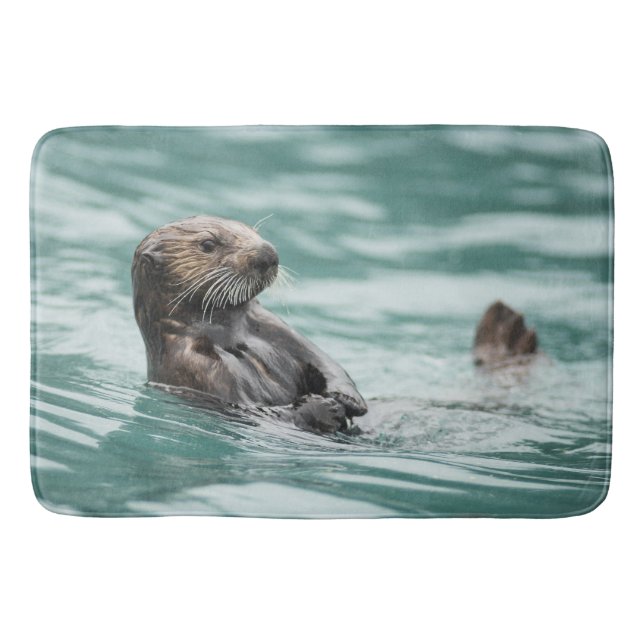 Watchning Sea Otter Badrumsmatta (Framsidan)