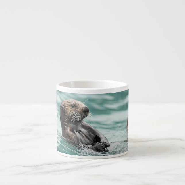 Watchning Sea Otter Espressomugg (Framsidan)
