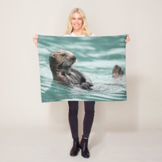 Watchning Sea Otter Fleecefilt