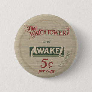 Watchtower och vaken 30-talkopia knapp