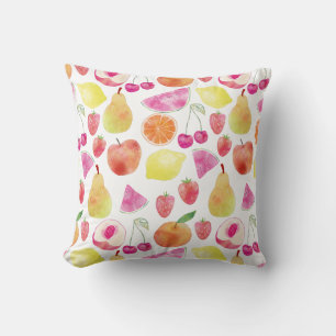Watecolor Fruit Art Kudde
