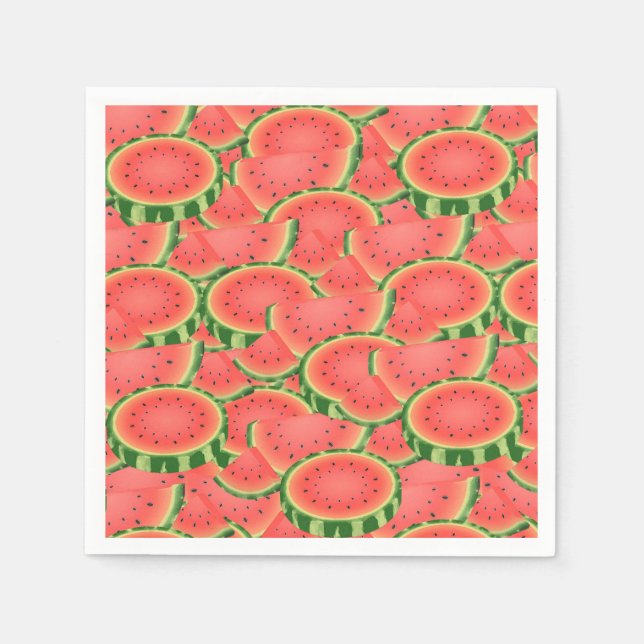 Watemelon Mönster Pappersservett (Framsidan)