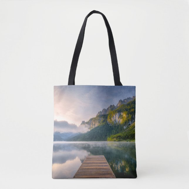 Water | Azure Alpine Lake, Austria Tygkasse (Framsida)