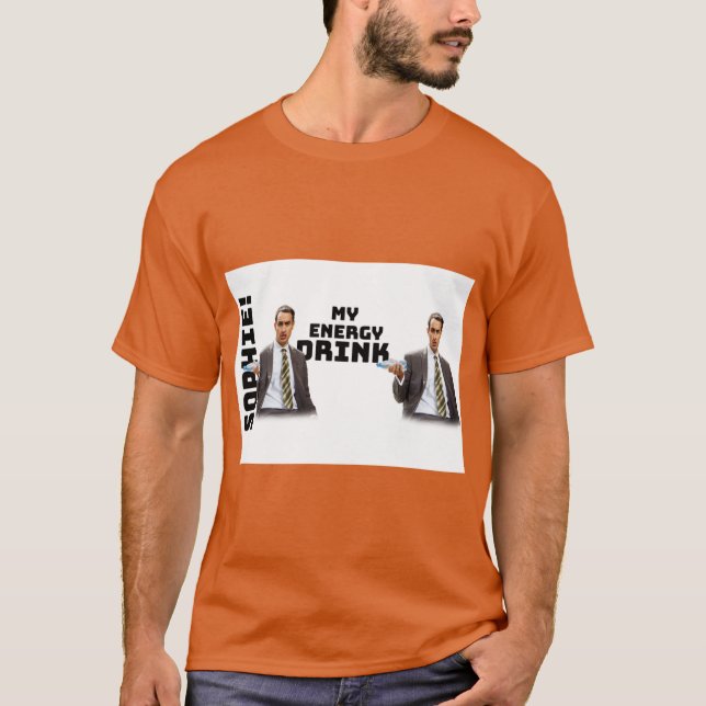 Water Bottle Stath Lets Flats funny retro T Shirt (Framsida)