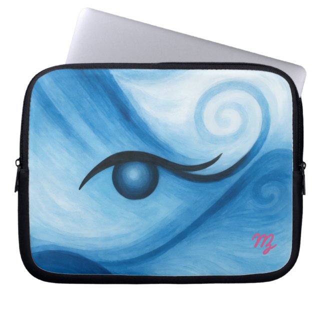 Water Eye electronics pouch Laptop Fodral (Framsidan)