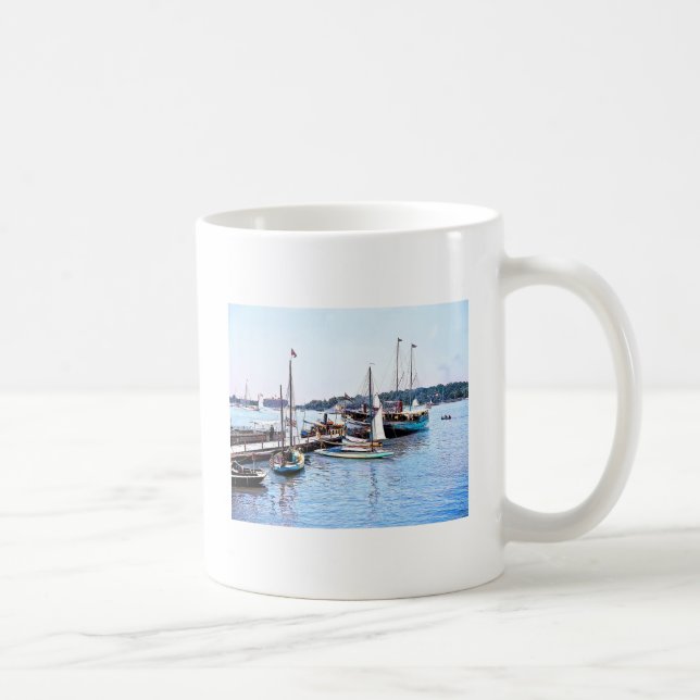 Water Front Put-In-Bay OH c1904 Kaffemugg (Höger)