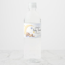 Water Labels for baby shower. Vattenflaskor Etikett